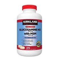 커클랜드 kirkland 시그니처 글루코사민 msm 375정 관절영양제