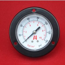 Y60-ZT 압력계 PT1/4 후면 나사산 전면 플랜지 포함 10kg/cm2140psi 2.5 인치 60mm 140psi