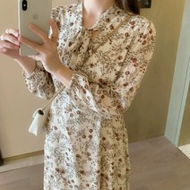 빅 사이즈 원피스 일찍이 초여름 뚱뚱한 중대 옷 슬림핏 룩 여성의류 코디 뱃살커버 1716283866