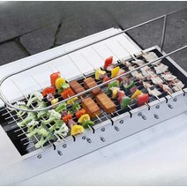 자동 회전 꼬치 기계 양꼬치 닭꼬치 멀티 꼬치 기계, A