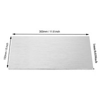 마그네슘보드 판넬 패널 1pcs 99.9% 마그네슘 합금 시트 Mg 플레이트 플랫 전기 도금 Anodes 실험 양극 CNC, 10 1x100x120mm