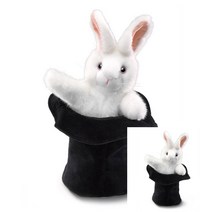 고급 손인형 모자속토끼 손인형놀이 말하는손인형