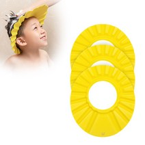 힘찬아이 감겨보캡, 일반형 1세트 (3개입), 옐로우