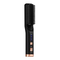 다운펌기계 남자옆머리누르기 옆머리누르기 다운펌 머리 직선 기 두꺼운 충전 전기 수염 브러시 빠른 난방, 02 USB