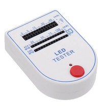 발광다이오드 LED 라운드 와이어 12v 5파이 10개, LED테스터기