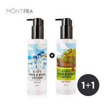 [몽프라] 향기 가득 키즈 페이스&바디로션 300mL 1+1, 향 선택(1):스윗메모리 / 향 선택(2):블랑솝