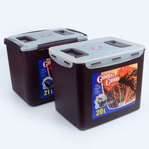 socean FDA 국산 채소 보관통 손잡이 밀폐용기 김치통 대 발효식품 저장용기 김장 김치 보관통 진공 음식 반찬통 안