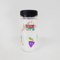 [몽파] 투명 물병과 꾸미기 스티커
