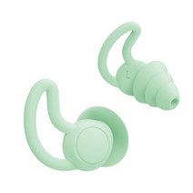 차음재 방음재 흡음재 실리콘 슬리핑 이어 플러그 방음 귀 보호 소음 방지 여행용 감소 수영 귀마개, Green, 스페인