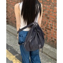 플리치 데일리 나일론 스트링 포켓 백팩