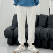 코튼 데일리 특양면 스웻 트레이닝 남자 밴딩 조거팬츠