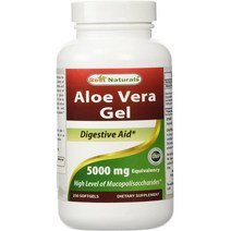 Best Naturals 베스트내츄럴 Aloe Vera Gel 5000mg 250정