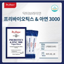 닥터브라이언 프리바이오틱스 & 아연3000 (30포) 1개월분, 1박스, 단품