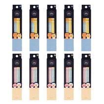 카카오프렌즈 리틀프렌즈 4본 연필세트 / 10개 묶음상품 2개 묶음상품 / 라이언&무지 어피치&튜브 / 카카오 캐릭터 연필 신학기문구 초등학교연필세트, 라이언&무지_어피치&튜브(각5개씩_10개 묶음상품)