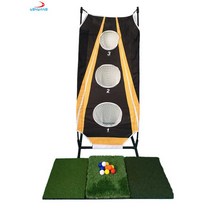 골프 퍼팅연습 네트망 실내 그물 접이식 연습장 스윙, 그린 HN010 싱글 그린 네트