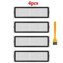 [호환제품] hepa filter 교체 xiaomi mijia 1c stytj01zhm dream f9 청소 로봇 진공 청소기 부품, 4개