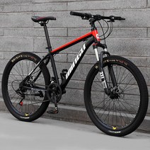 ( MTB 산악자전거 ) 24/26인치 27단 입문용 크로스컨트리 자전거, 24인치, 익스트림 에디션 - 블랙레드