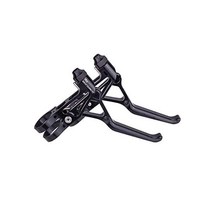 Bibike 비바이크 초경량 브레이크 레버 알루미늄 합금 로드 바이크 MTB BMX 픽시 폴딩 바이크용 4핑거 핸들., Black