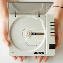 아기cd플레이어 무인음악플레이어 굿즈재생기 충전식 광 출력, 하얀