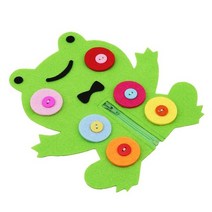 몬테소리 교육용 DIY 직조 천 장난감 신제품 조기 교육 완구 수학 보조, [09] frog