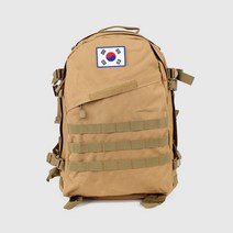 후아미 3D 밀리터리 백팩 45L 태극기패치+태극기뱃지 검정 군용가방 군인가방 군인배낭
