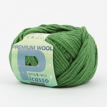 [슬로우플로우] 피카소 울실 10PLY 45g [얇은실 블랭킷실 인형실 부드러운실], 28 그린