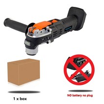 Makita 18V 용 무선 진동 다기능 전기톱 트리머 트리밍 삽 커팅 머신 목공 도구, no battery no plug