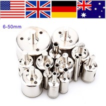 카운터싱크 다이아몬드 코팅 코어 드릴 비트 6-50mm 타일 대리석 유리 세라믹 구멍 톱 도구 세트 카운터 싱크, 한개옵션0