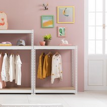 스피드랙 시스템 행거 2단(행거봉1), 스피드랙 600x500x900 2단(봉1개) 블랙