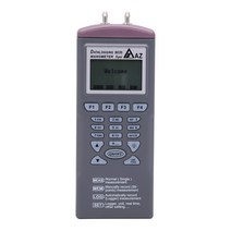 디지털 압력계 레코 AZ9635 차압 측정기 데이터 로거 공기압 게이지 5 psi RS232 인터페이스, 한개옵션0