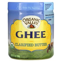 Organic Valley 유기농 기 정제 버터 368g(13oz), 13 oz