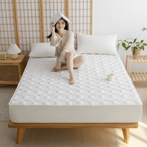 블랙파인 순면 누빔 매트리스커버