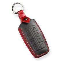 스마트플러스 제네시스 스마트키 케이스 키홀더 키링, 아도방 블랙, 제네시스 8버튼