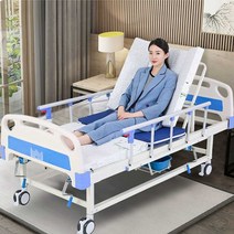 의료용 환자용 병원 병실 침대 간병 의료 요양원 리, 더블(가드레일+식탁포함)
