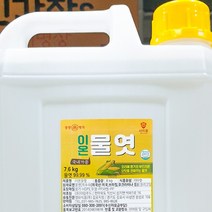 국내가공 이온물엿 8kg 말통 대용량 옥수수올리고당 볶음 무침 윤기