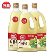 [해표] 콩기름 식용유 1.8L, 3개