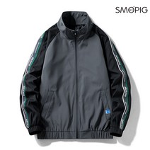 SMOPIG 봄가을 얇은 카고 남성 코디 캐주얼 재킷