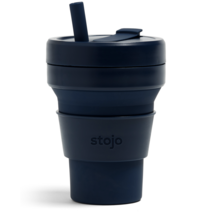 스토조 접이식 포켓 텀블러 16oz 473ml 20종 (스타벅스 그란데 사이즈) Stojo, 데님