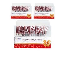 와우파티코리아 해피벌스데이 초, 로즈골드, 30개입