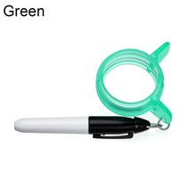 1 세트 야외 스포츠 템플릿 정렬 원 3 색 골프 공 라이너 플라스틱 마커 라인 서랍 에이즈 마크 클립, 녹색