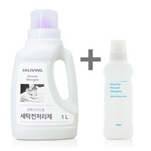 [봄샵] 강력한 얼룩처리전용 세탁전처리제1L+전용용기세트(5무첨가 식물유래성분), 1개