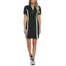 Callaway 여성용 반소매 스윙 테크 컬러 블록 드레스 462429, X-Small, Caviar