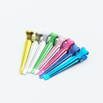 컬러 미용핀 집게핀 4개 랜덤발송, 랜덤