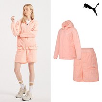 [PUMA] 푸마스포츠 우븐 트랙수트 여성 핑크