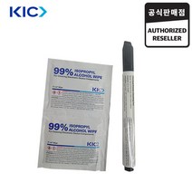 클리닝 키트 KIC(티슈 4매+펜 1개) 라벨프린터 클리닝 헤드 청소 전자 제품