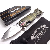 에어나이프 보조 포켓 나이프 EDC 블레이드 공군 플라잉 타이거 샤크 스핏파이어 폭탄 그린