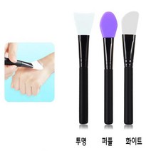 말랑말랑 실리콘 팩 브러쉬 브러시 붓 모델링 마스크 브러시, 오리지널, 화이트