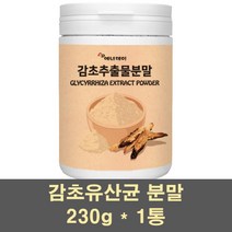 감초유산균 감초 추출물 프로바이오틱스 프리바이오틱스 유산균 분말 가루 국산감초 식이섬유 프락토올리고당 장건강 양배추 위건강 갱년기 모유 쾌변, 1통, 230g
