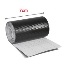 나노 탄소 섬유 자동차 스티커 DIY 붙여 넣기 보호대 스트립 자동 도어 씰 사이드 미러 안티 스크래치 테이프 방수 보호 필름, 7cm