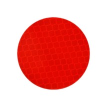 후사판 후부안전판 후부반사판 원형 레드, 1개